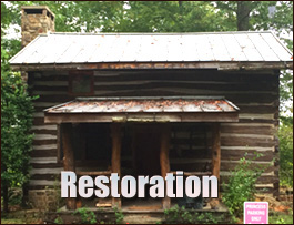Historic Log Cabin Restoration  Marengo County, Alabama